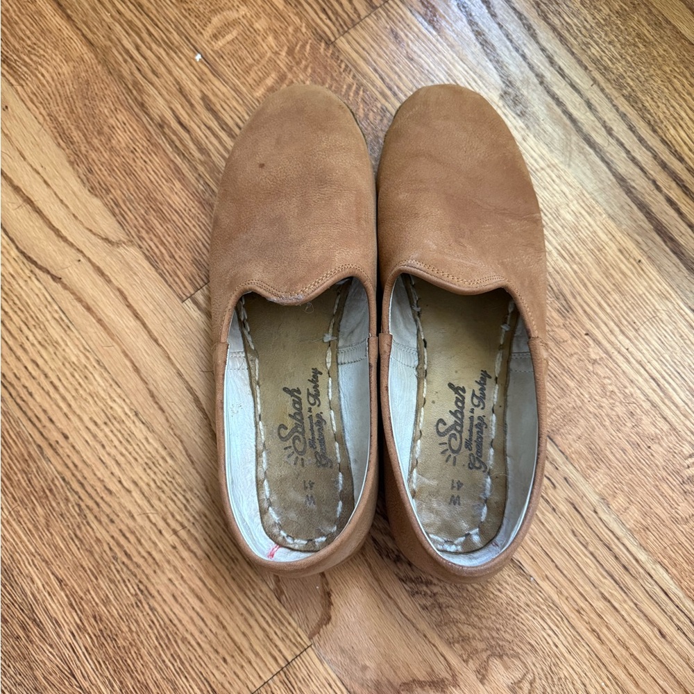 Sabah Tan Leather Shoes
